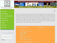 Tablet Screenshot of mtech.iiita.ac.in